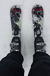 salomon snowblades action shot