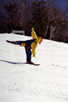 chickenthumb-acrobatics with skiboards