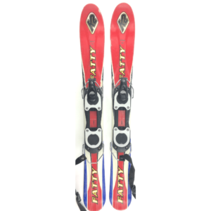 K2 Fatty Skiboards w. Non-release ski boot bindings USED
