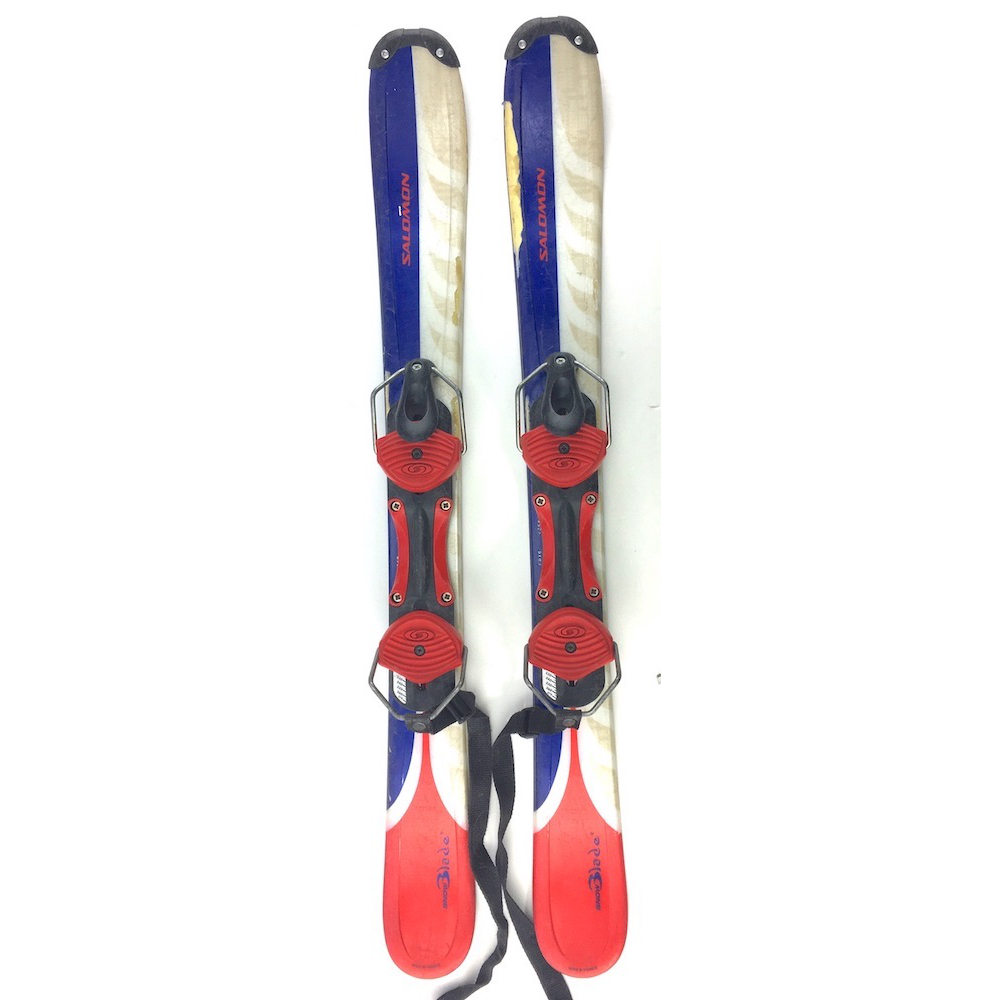 Non-release ski boot bindings