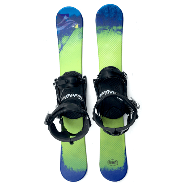 summit zr 88cm skiboards snowboard bindings