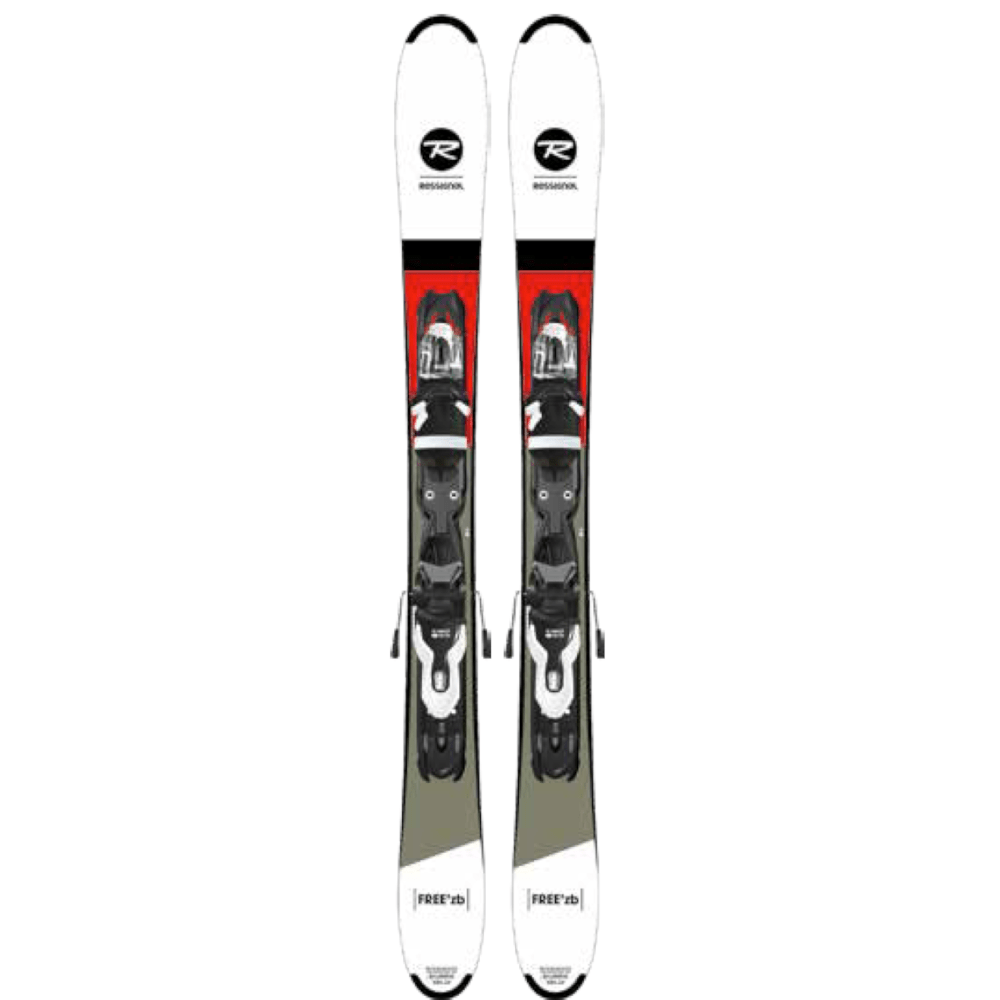 Ski Package,USED Rossignol Edge,CUT 130cm SKIS,LOOK BINDINGS,4 BUCKLE BT & POLES 
