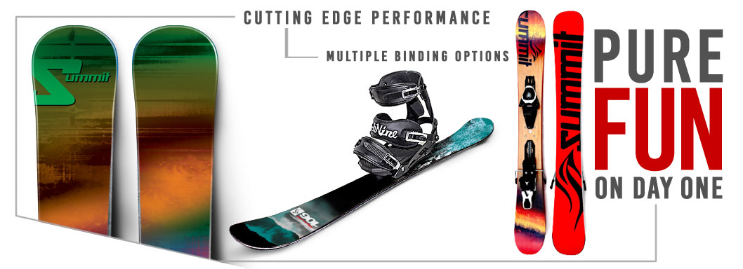 Summit Bamboo 110 cm Skiboards Skiblades Technine Pro Custom Snowboard Bindings 
