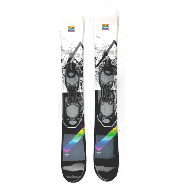 Snowjam Artimis 90 cm skiboards fixed ski bindings