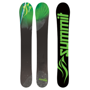Summit Skiboards CRZ-Trick 106cm Rocker Skiboards w Atomic Release Bindings 