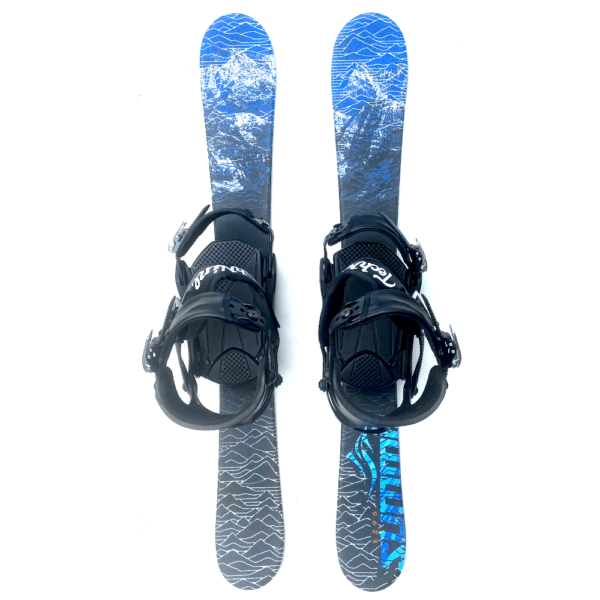 Summit EZ 95 cm skiboards with technine snowboard bindings