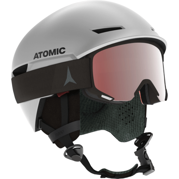 Atomic Revent Ski Helmet White goggles