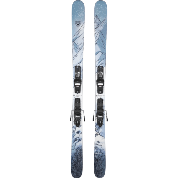Rossignol Black Ops 92 Adult Short Skis Atomic Bindings
