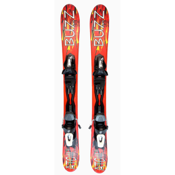 Buzz Fire Red 99 cm Skiboards with tyrolia bindings