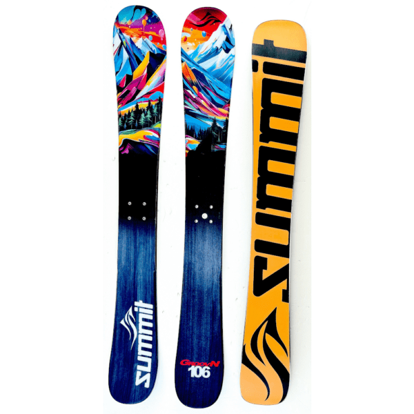 Summit Groovn 106 skiboards topbottom