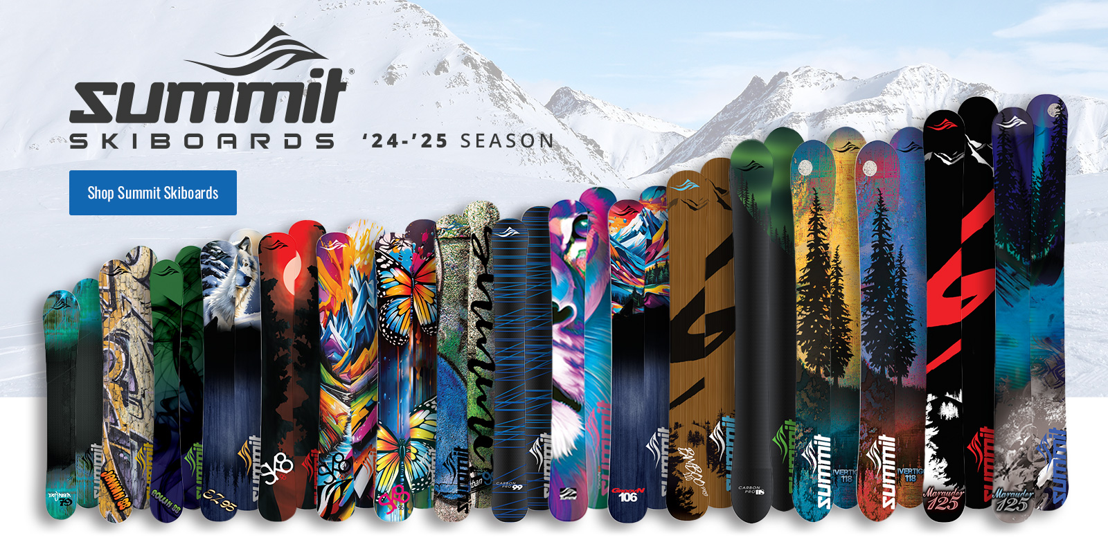 Summit Skiboards 24-25 season lineup