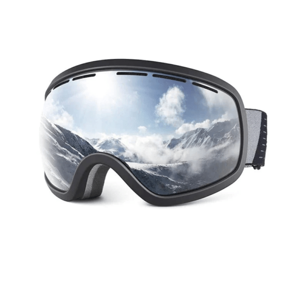 Snowledge Icyvanes Black frame mirror lens goggles