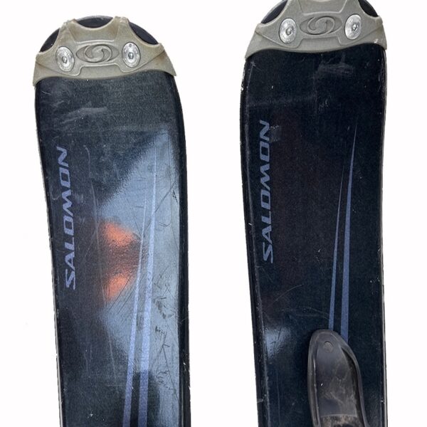 Salomon SB10 snowblades with bindings tips