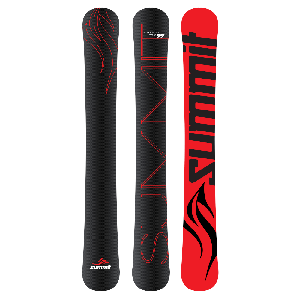 Summit Carbon Pro 99 cm Red Skiboards Atomic Bindings Demo
