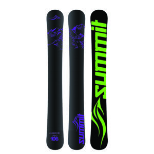 Summit Carbon Pro GroovN 106 cm rocker/camber skiboards