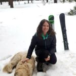 amy with summit skiboards