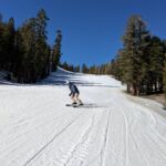 riding snowblades